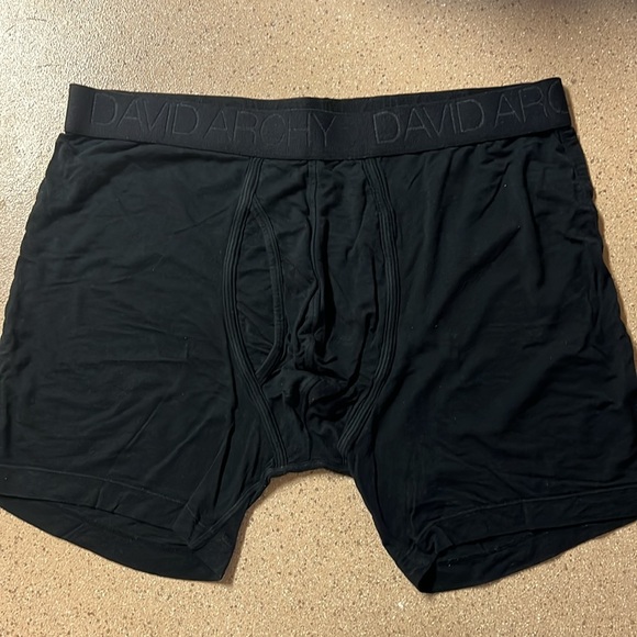 David Archy boxer briefs Lg - Pack of 2 (Black, Blue) - Picture 4 of 5